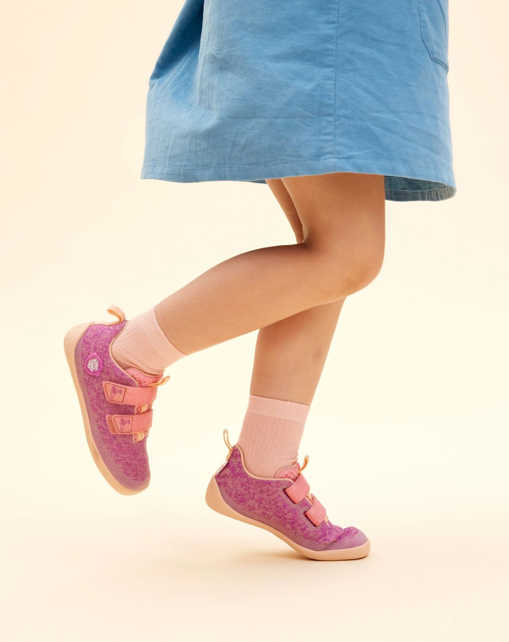 Strick-Halbschuhe HAPPY FLAMINGO in pink