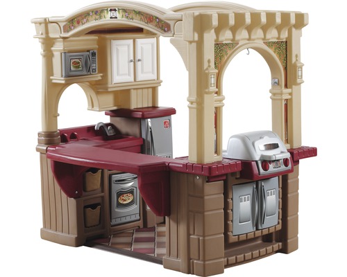 Kinderkeuken Step2 Grand Walk-In Kitchen & Grill bruin-beige