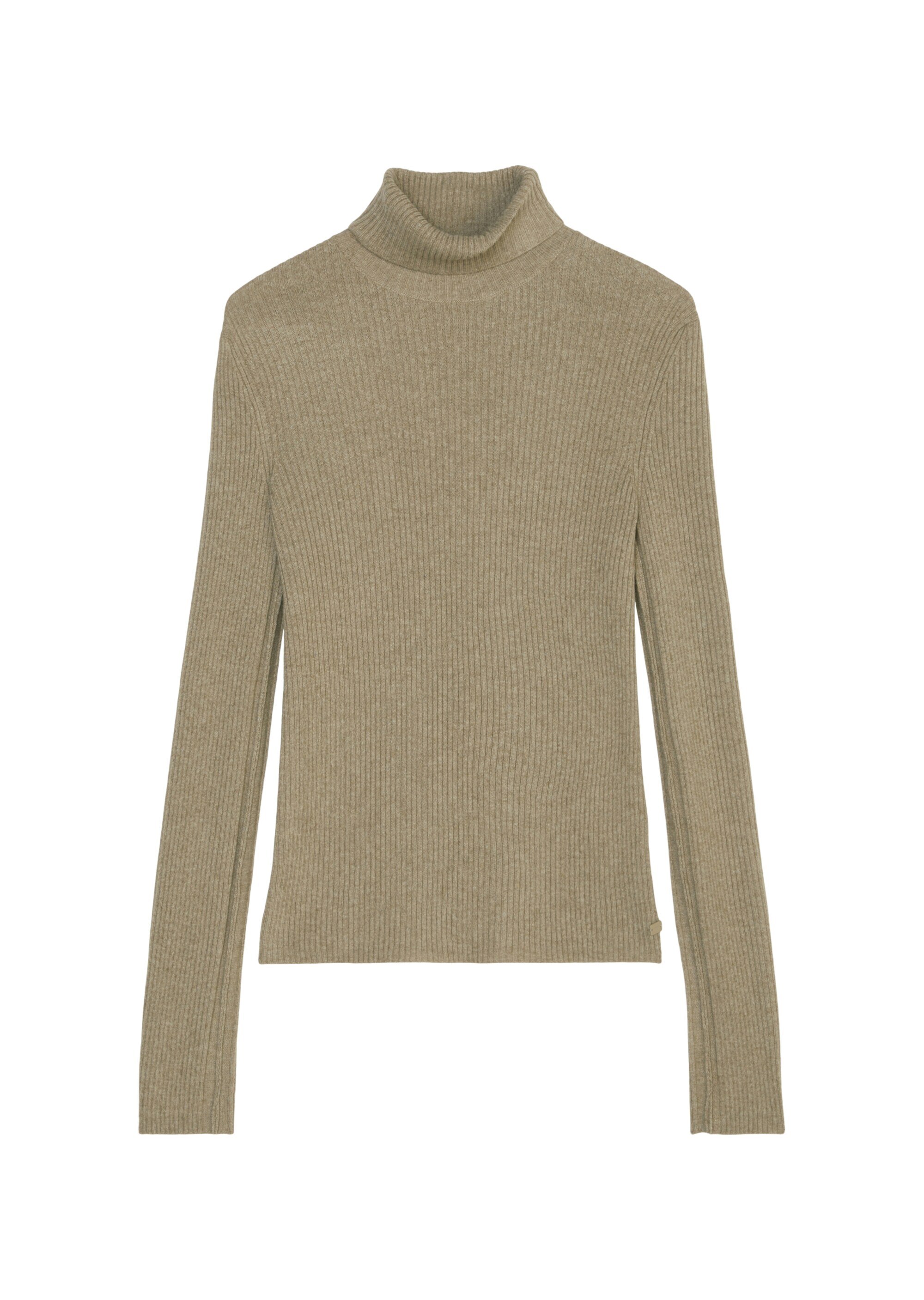 Rollkragenpullover shapedim soften Rippstrick