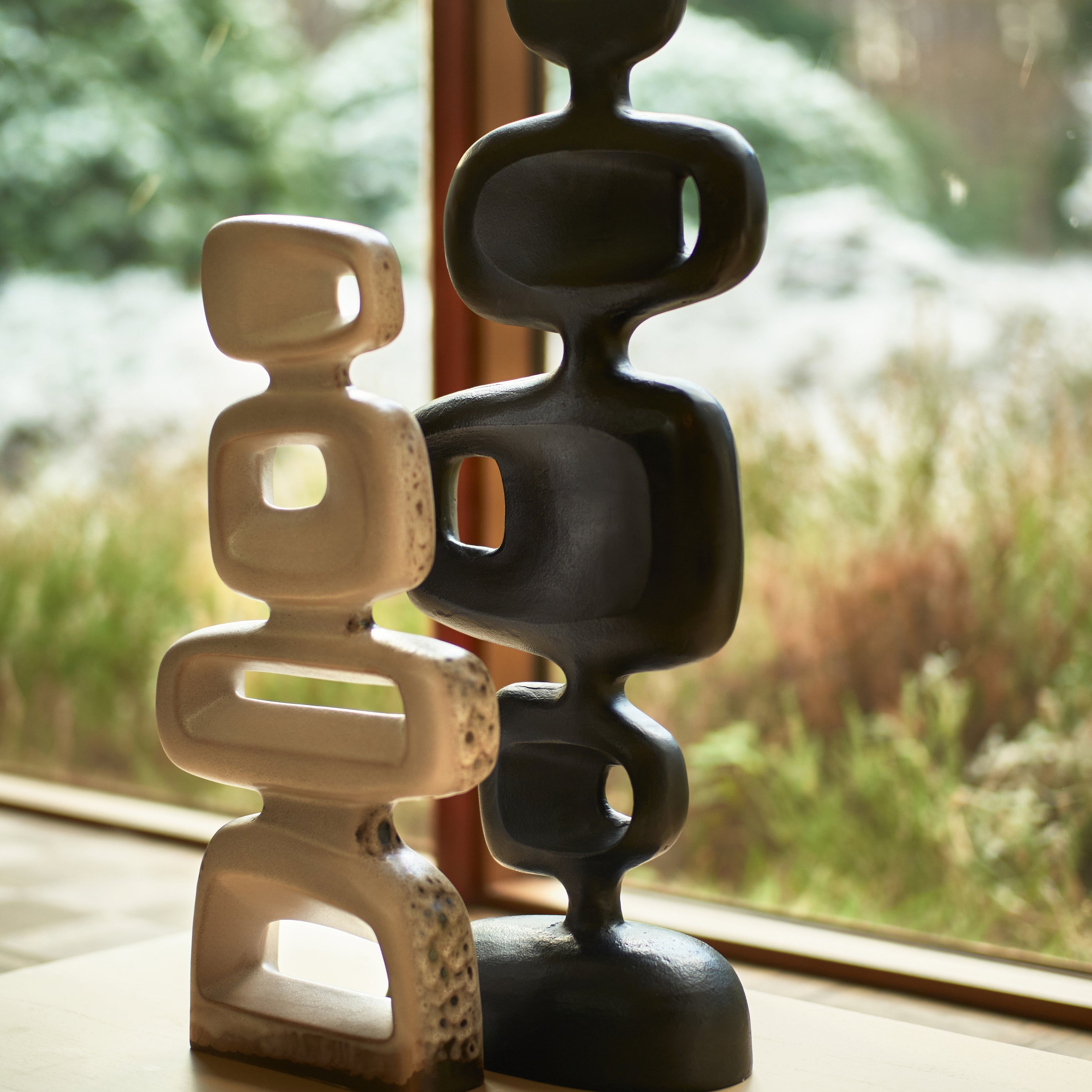 HKliving Sculpture Ornament - Reactive Brown