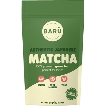 Barú Organic Premium Barista Matcha 36g