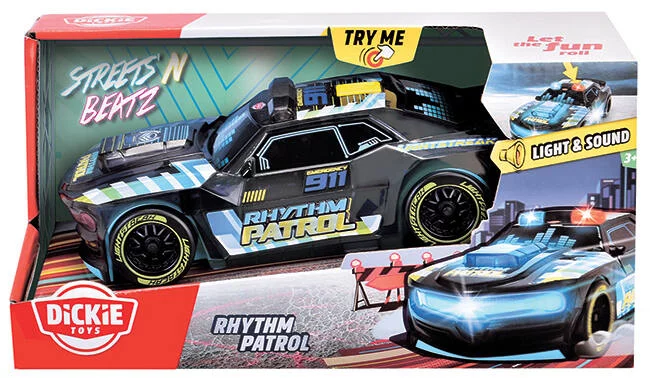 DICKIE - VOITURE RHYTHM PATROL 20 CM