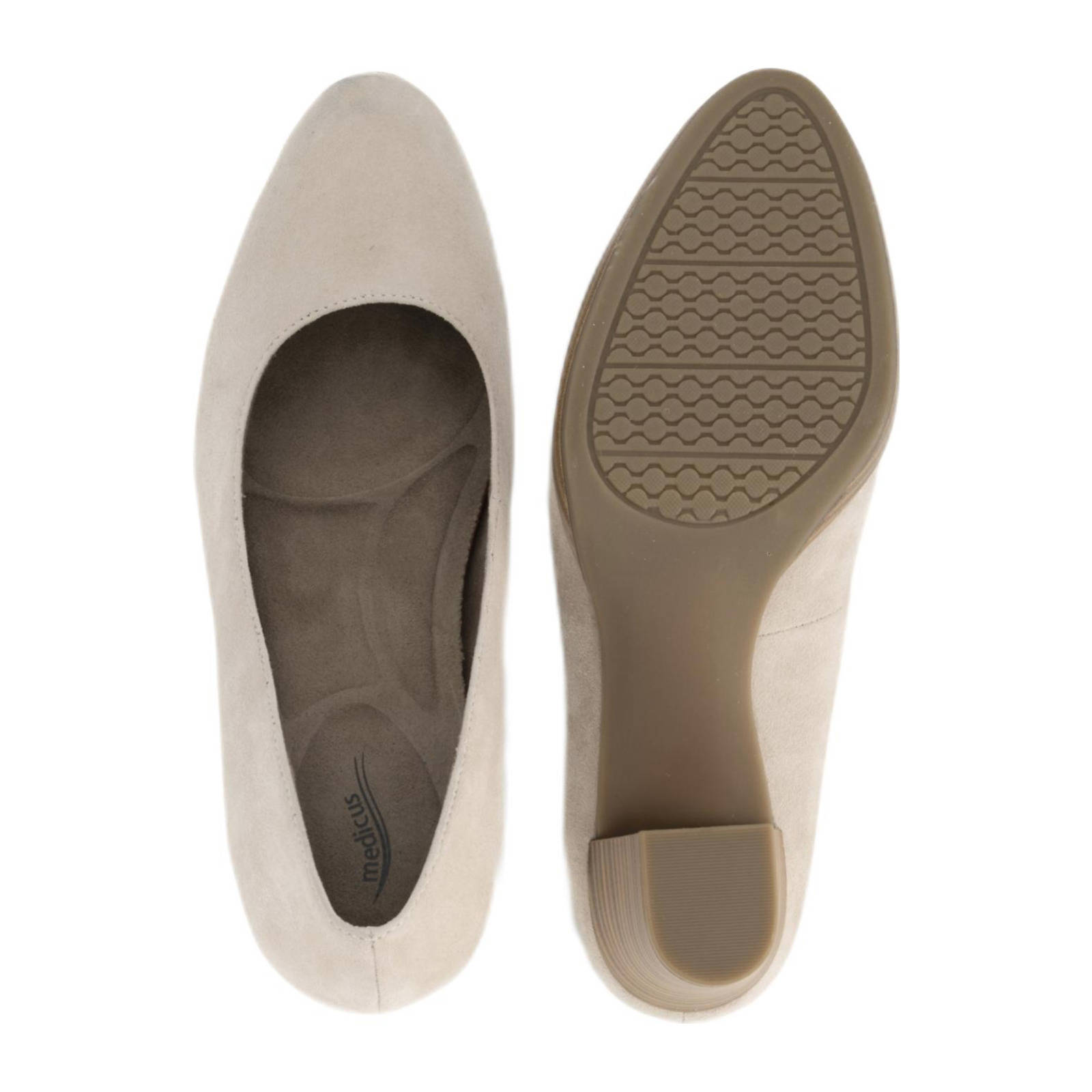 Medicus suède pumps beige