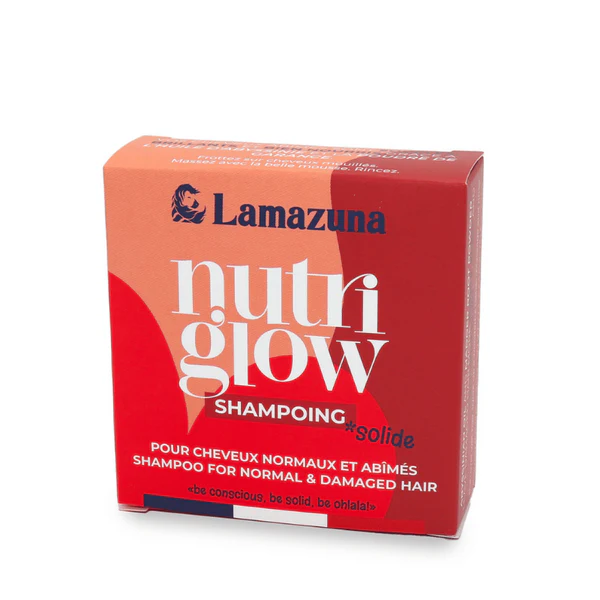 Lamazuna Shampoing Solide à l'Huile de l'Abyssinie - Nutri Glow 70 ml