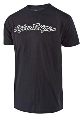 T-shirt Enfant Troy Lee Designs Signature Noir