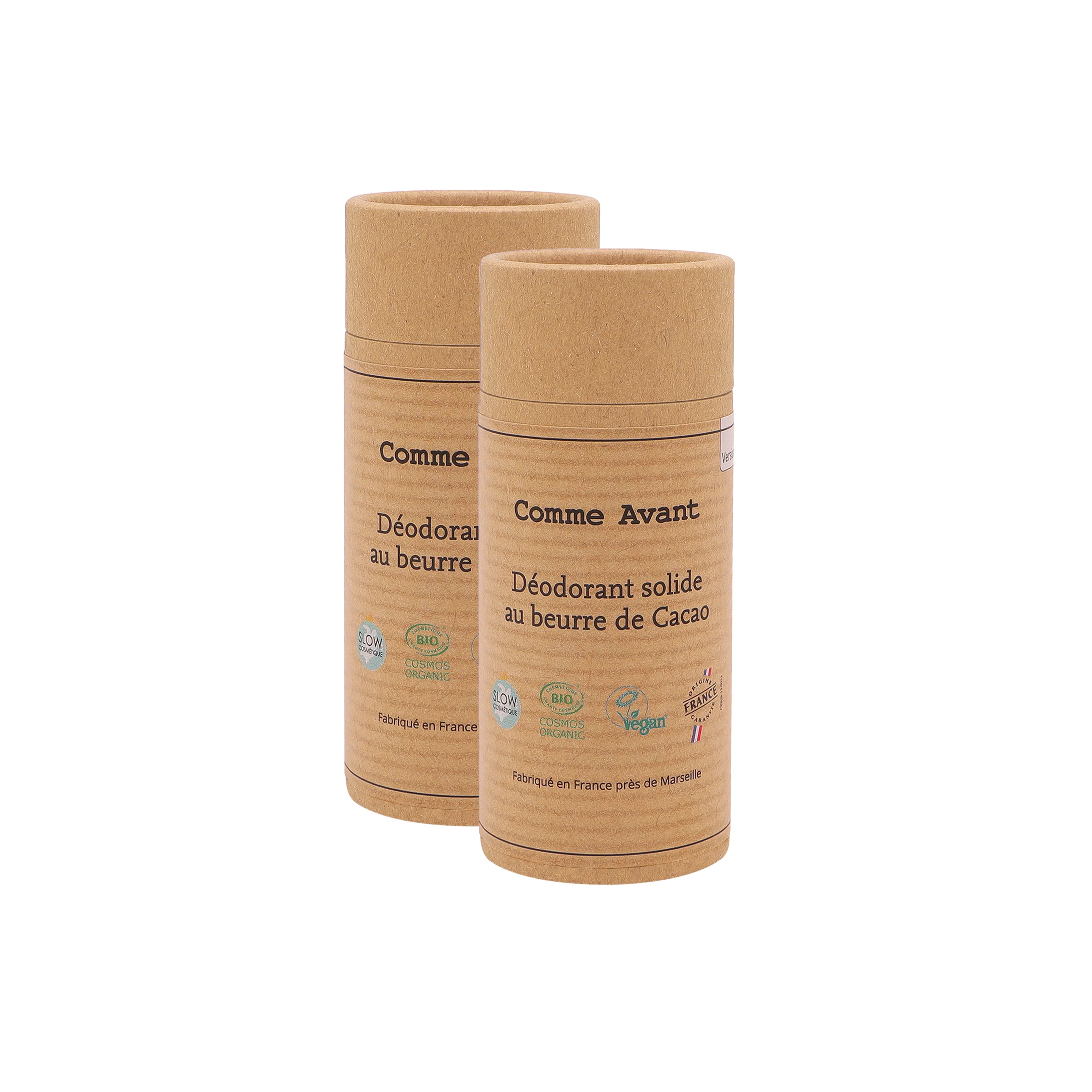 Déodorant solide au beurre de cacao - Version 3 - 1 déodorant - 60g