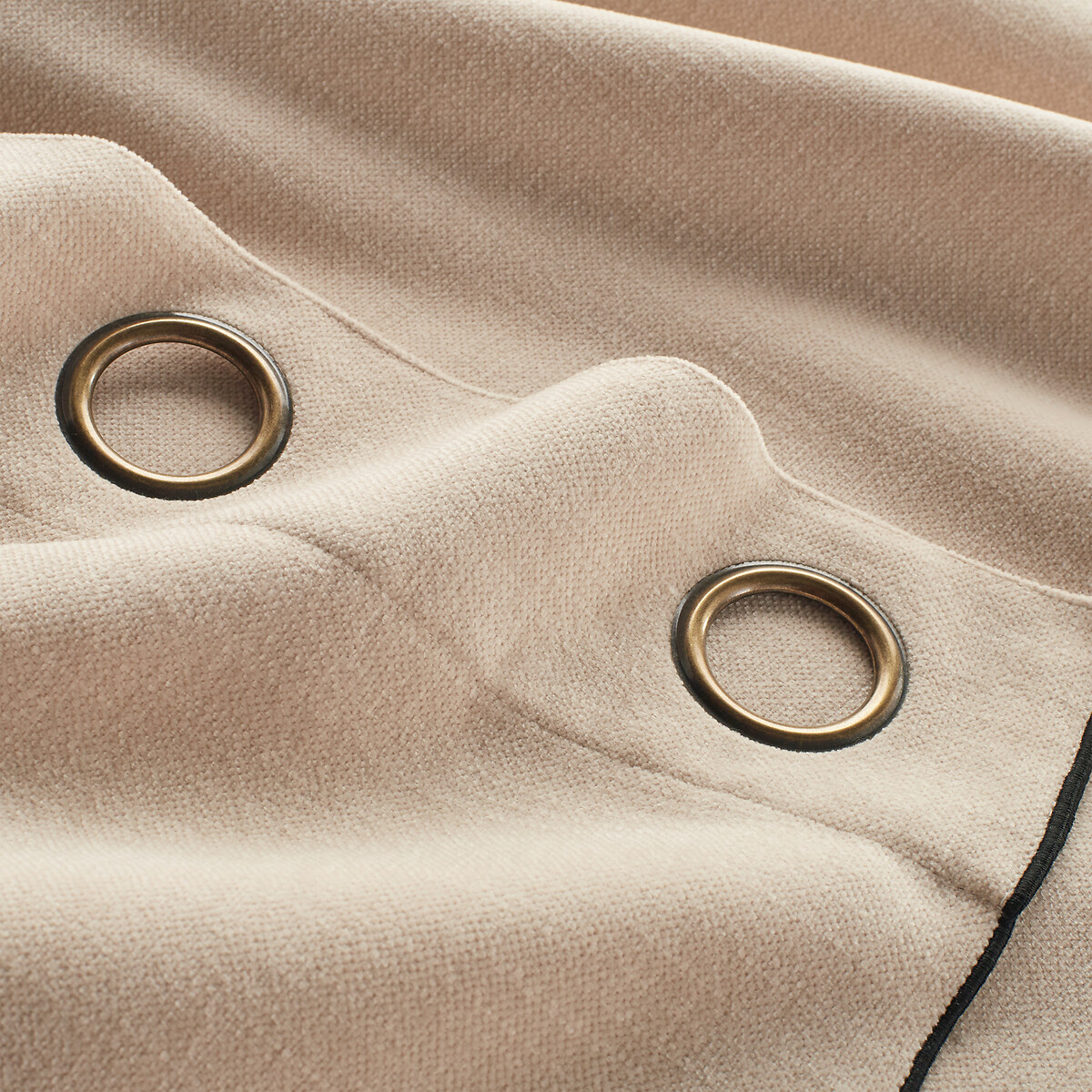 LA REDOUTE INTERIEURS<br>Cortina com ilhós, efeito envelhecido, Figuera