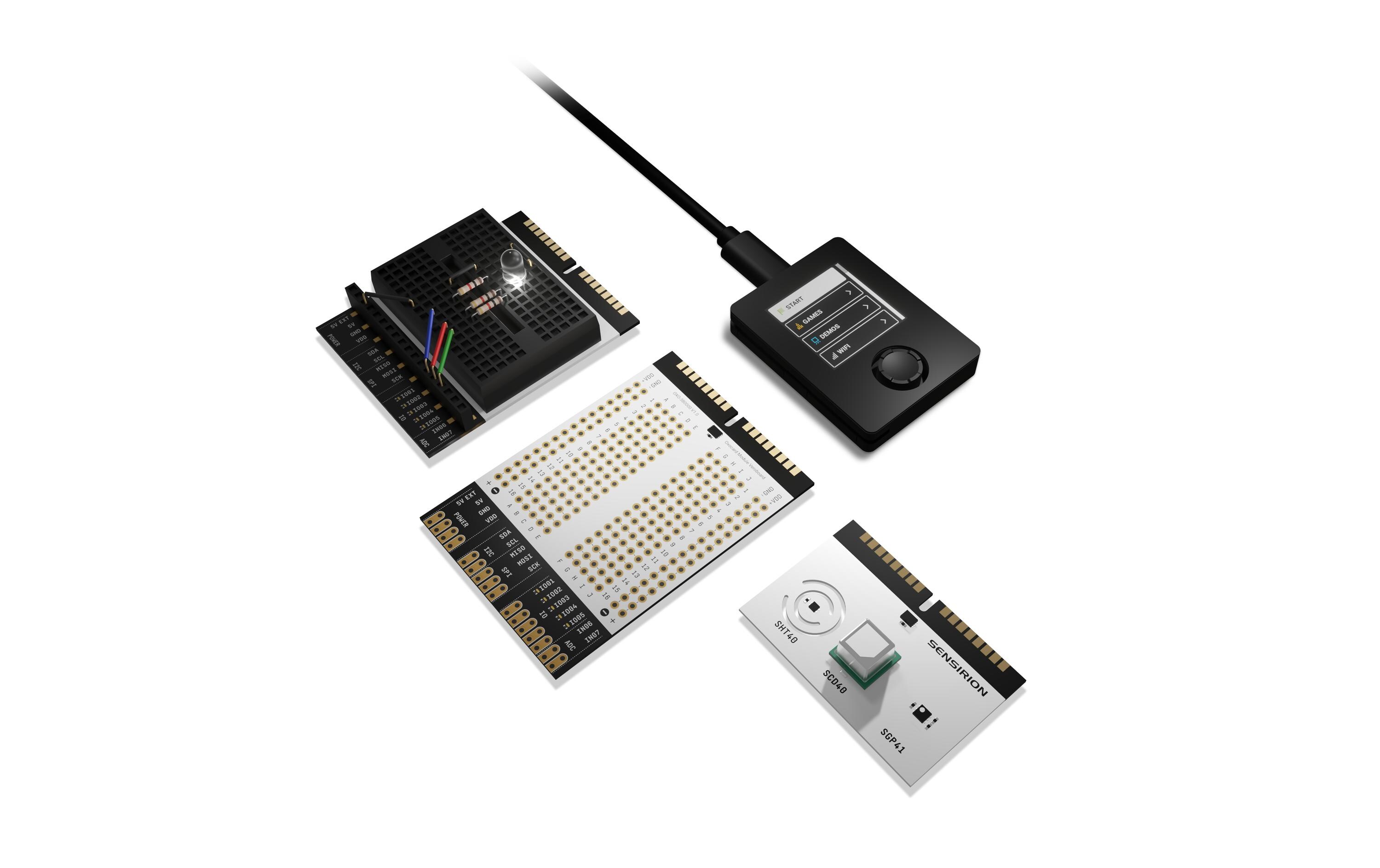 Entwicklerboard Oxocard ConnectHochwertig verarbeitetes Microcontroller-Gerät