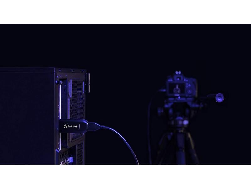 Elgato Videospiel-Rekorder Cam Link 4K Live-Streamen und Aufnehmen mit DSLR, Action Cam oder Camcorder