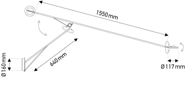 DCW éditions Aaro wandlamp LED
