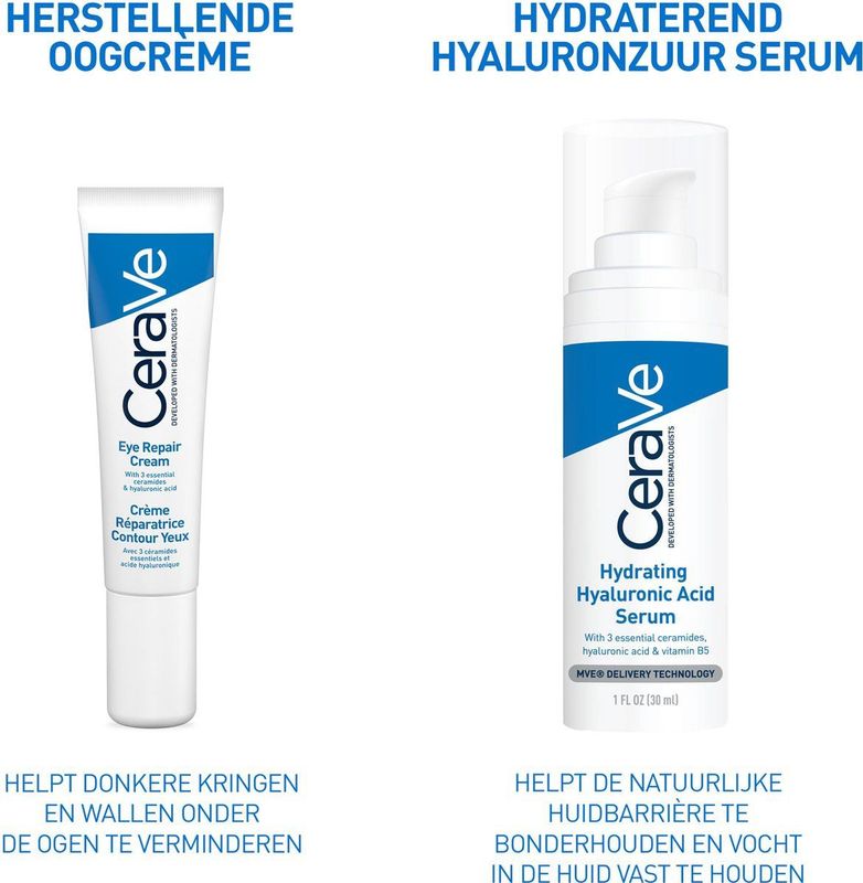 CeraVe - Eye Repair Cream - Oogcrème - 14ml - Hydratatie en Versteviging