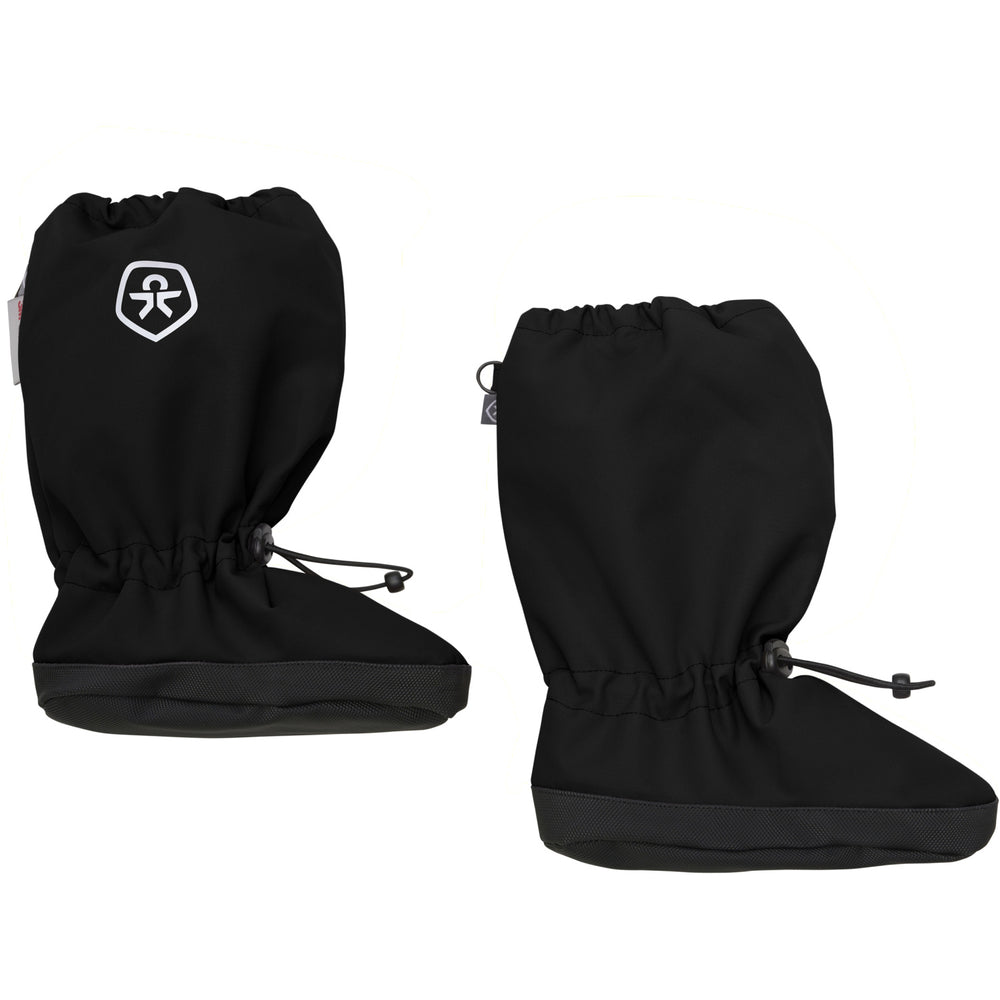 Køb Color Kids Black Footies W. Anti Slip