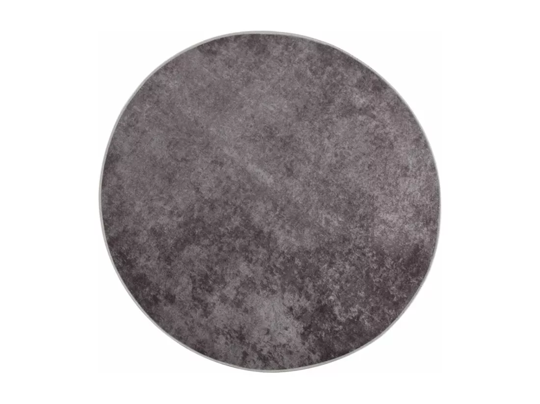 Tapis lavable gris ø 200 cm antidérapant