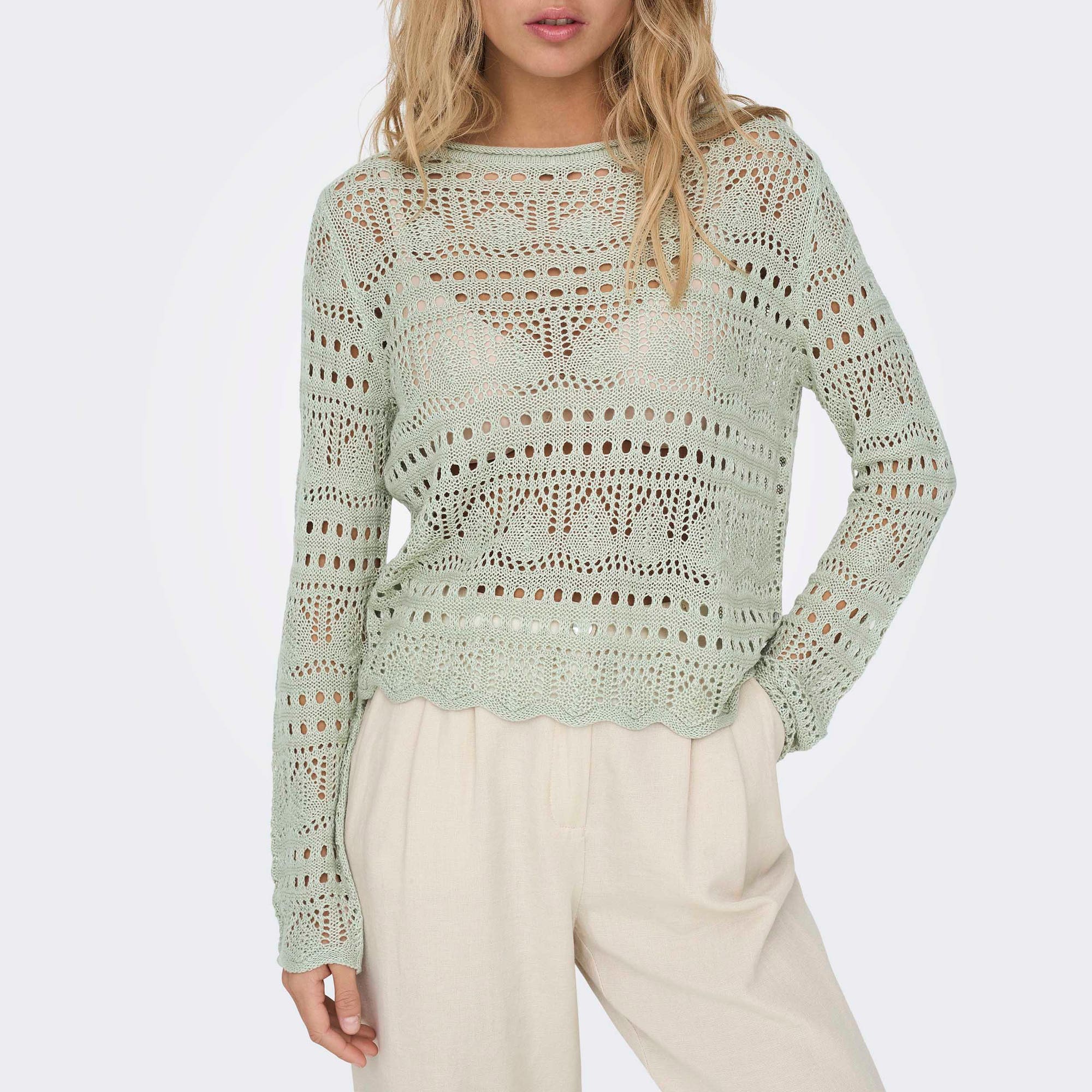 Pull Femme vert