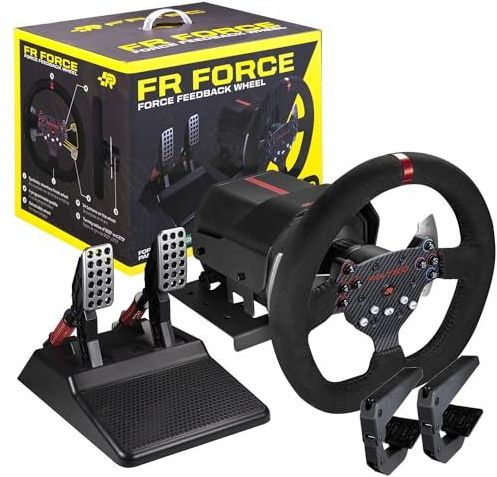 FRTEC - Racestuur - Zwart - Alcantara - Force Feedback 3,2 Nm