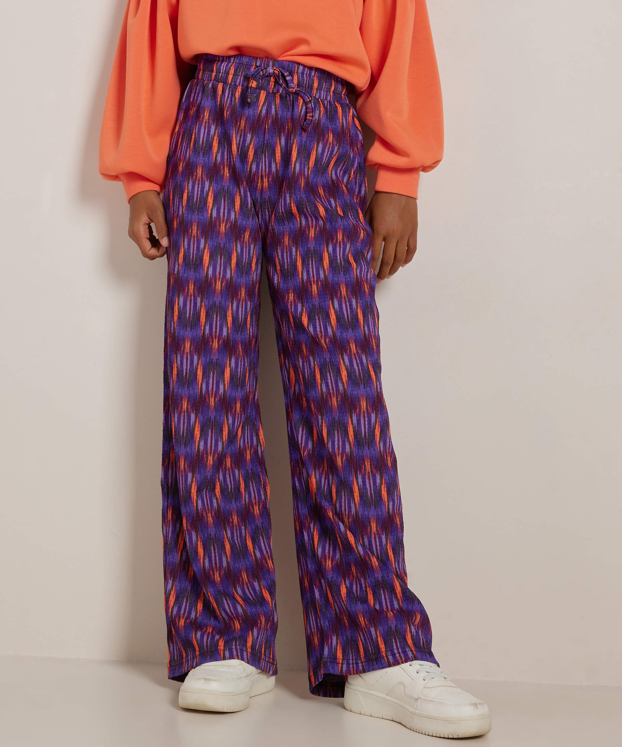 wide fit broek all-over print