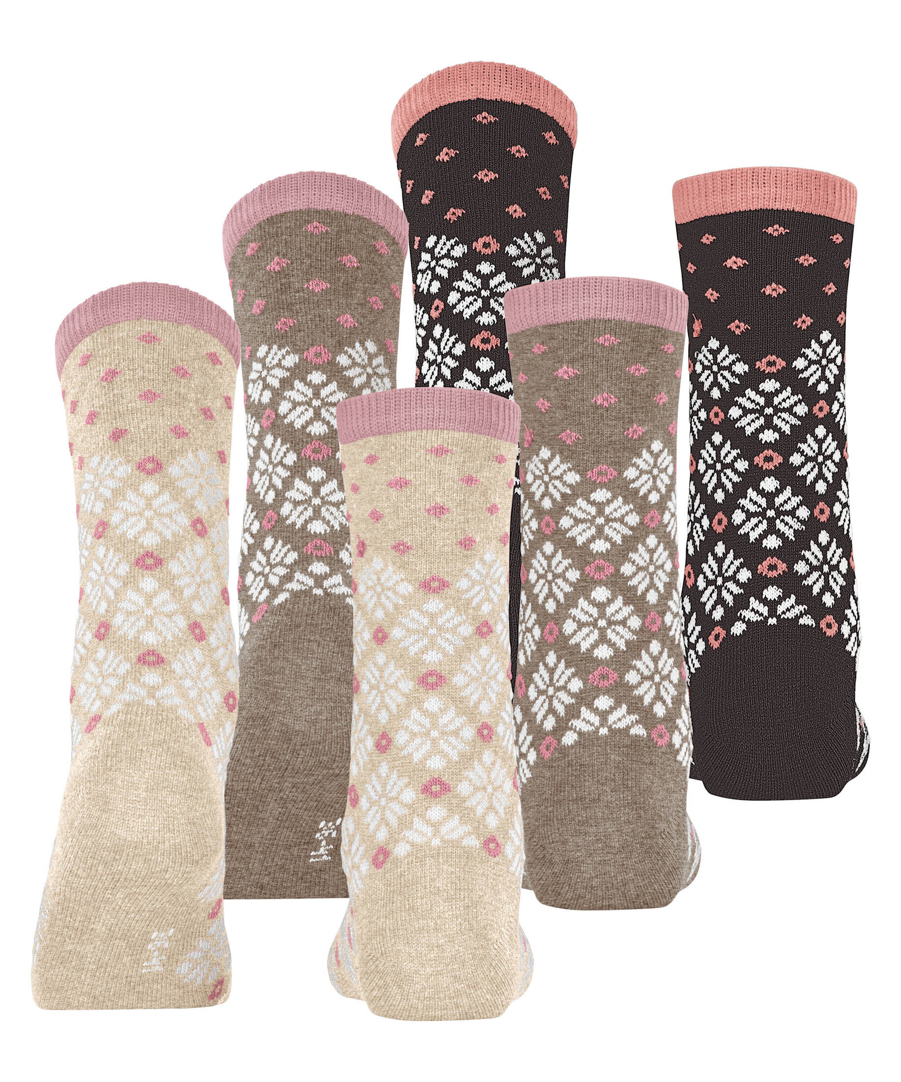 Esprit| Damen Socken Norwegian 3-Pack
