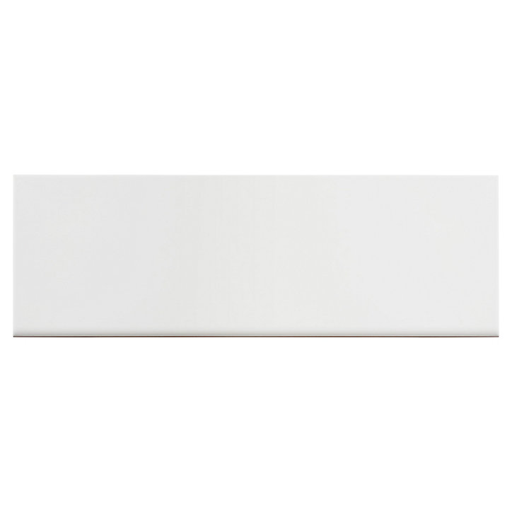 Carrelage mural blanc 20 x 60cm Plain