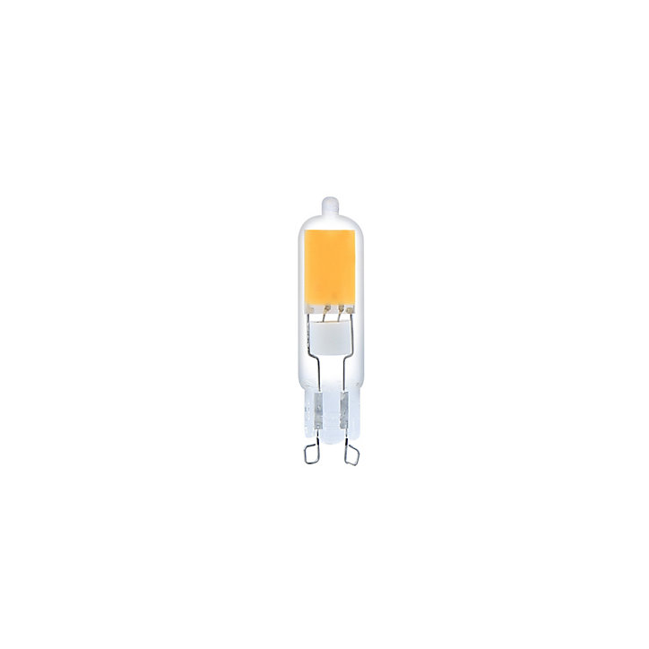 Lot 2 ampoules LED à filament Capsule G9 200lm 1.8W = 20W Ø1.6cm Diall blanc chaud