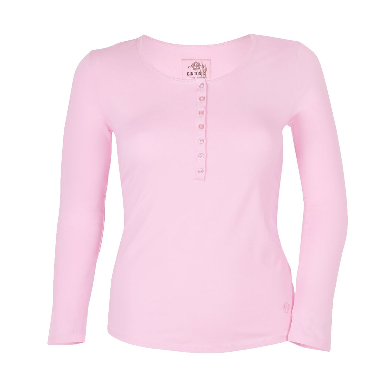 GIN TONIC Damen Langarm Shirt/m /rosa