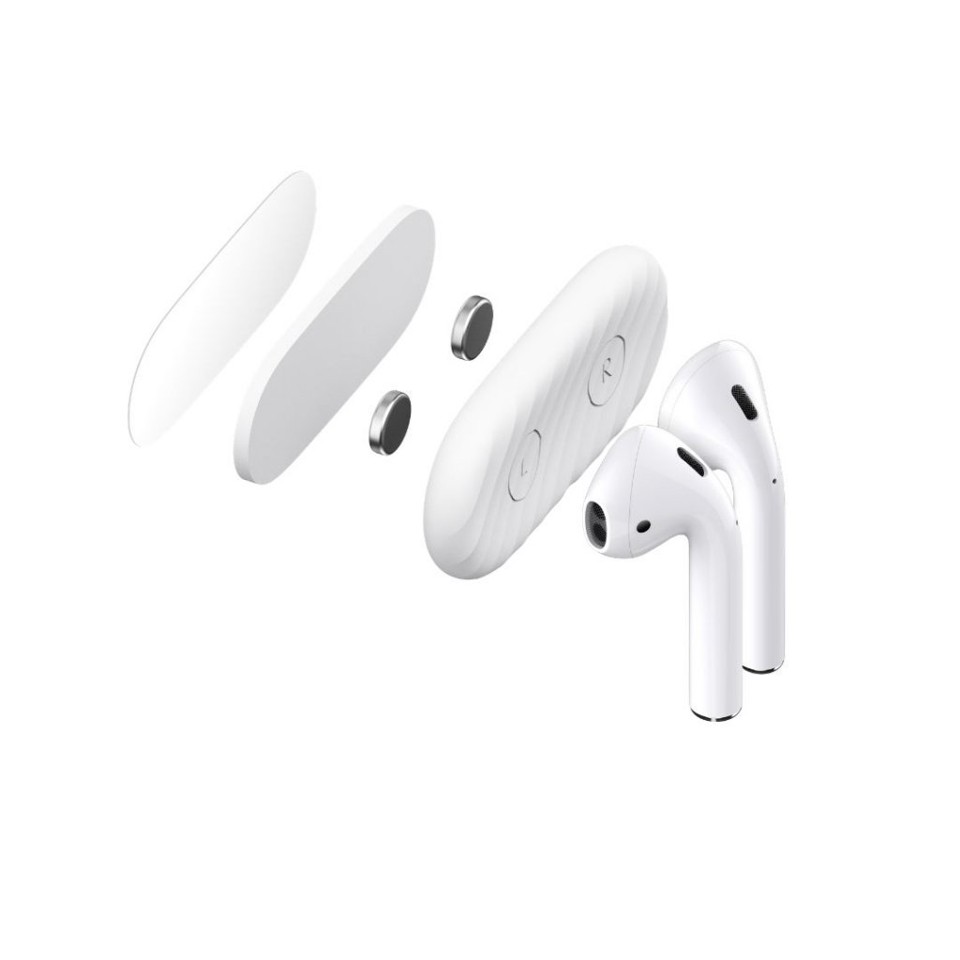 AirDockz - Magnetic holder for Airpods (Color: White)