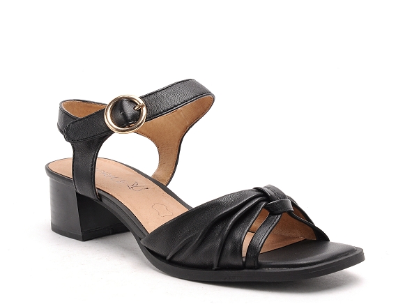 Caprice nu pieds talons femme 28213 noir