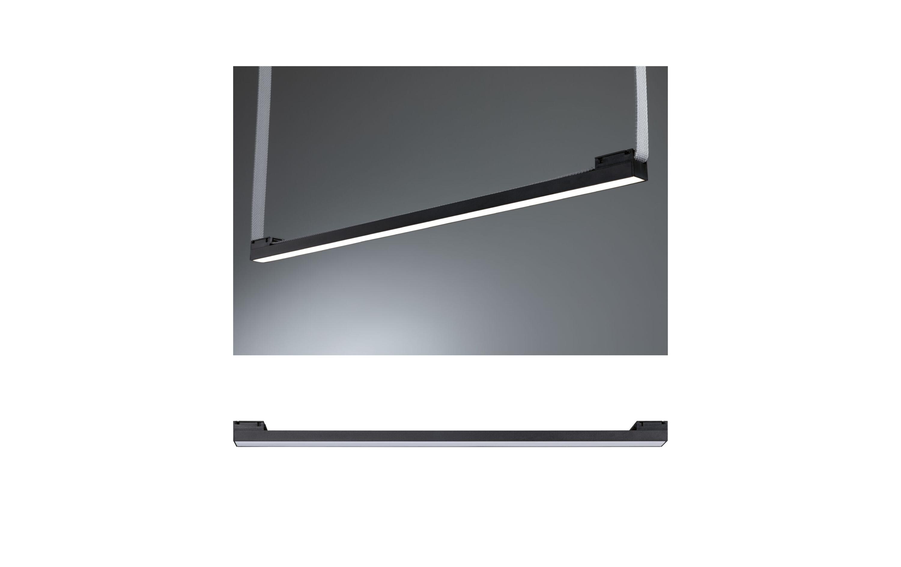 ULine Lightbar 650 mm, 3000 K, 90 Ra, Aluminium, SchwarzGurt-System-Leuchte
