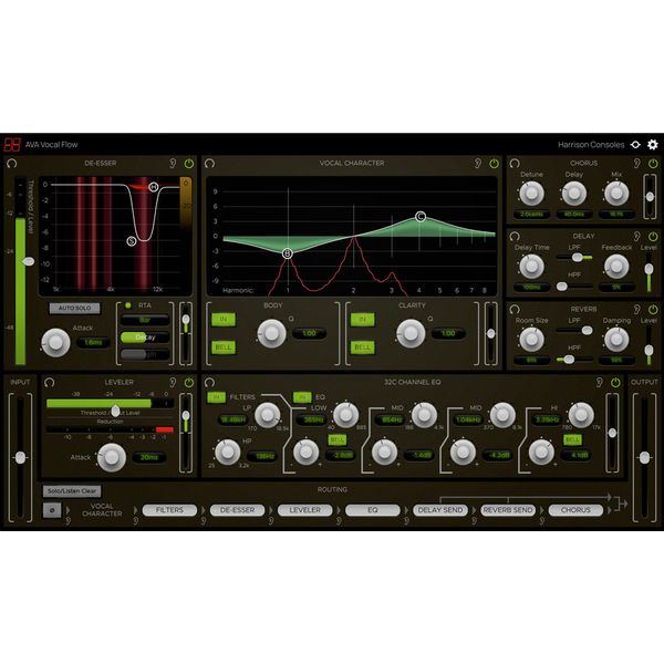 SSL Vocalstr & Harrison Vocal Flow