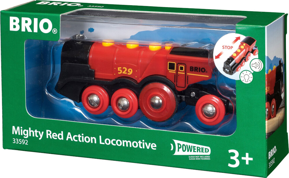 BRIO 63359200 Rote Lola Batterielok