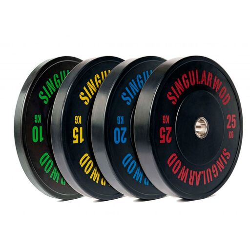 Disco de borracha High Intensity Plus 15 kg para Wod individual