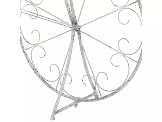 Support de pot de fleurs en métal pour 3 pots 102,24x38,1x102,87h cm