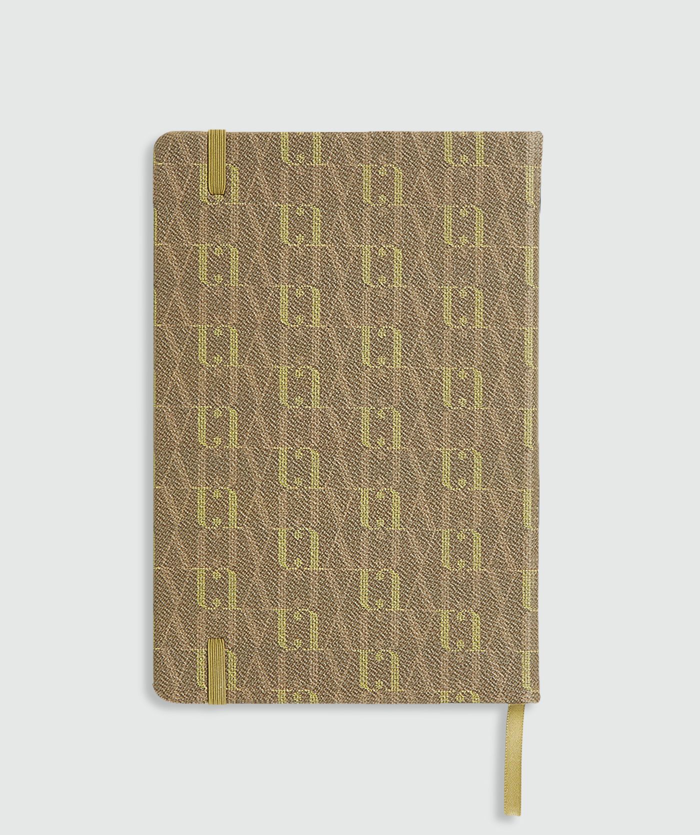JV-MARLOU notebook met logoprint - olive green
