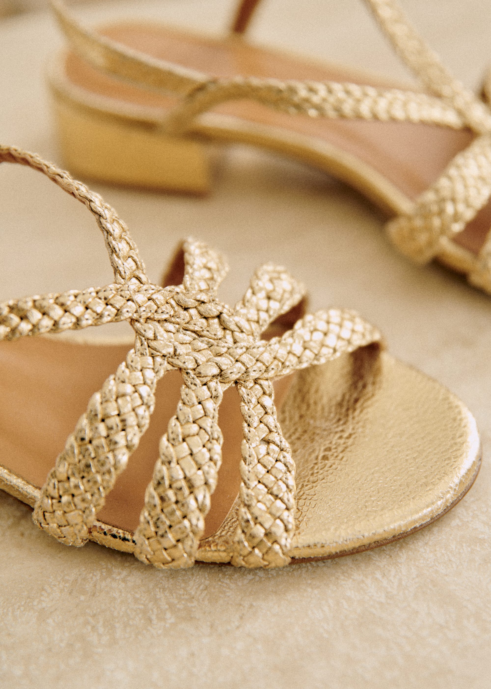 Sandales Low Rosa - Doré Lisse - SOULIERS/SOULIERS Sandales 5906221