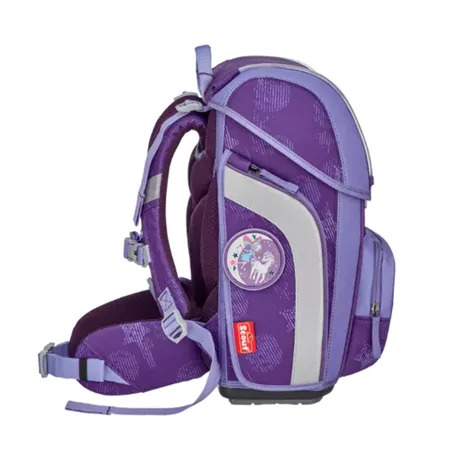 Scout Schulranzen-Set Genius Safety Light Lila Luna, 5-teilig