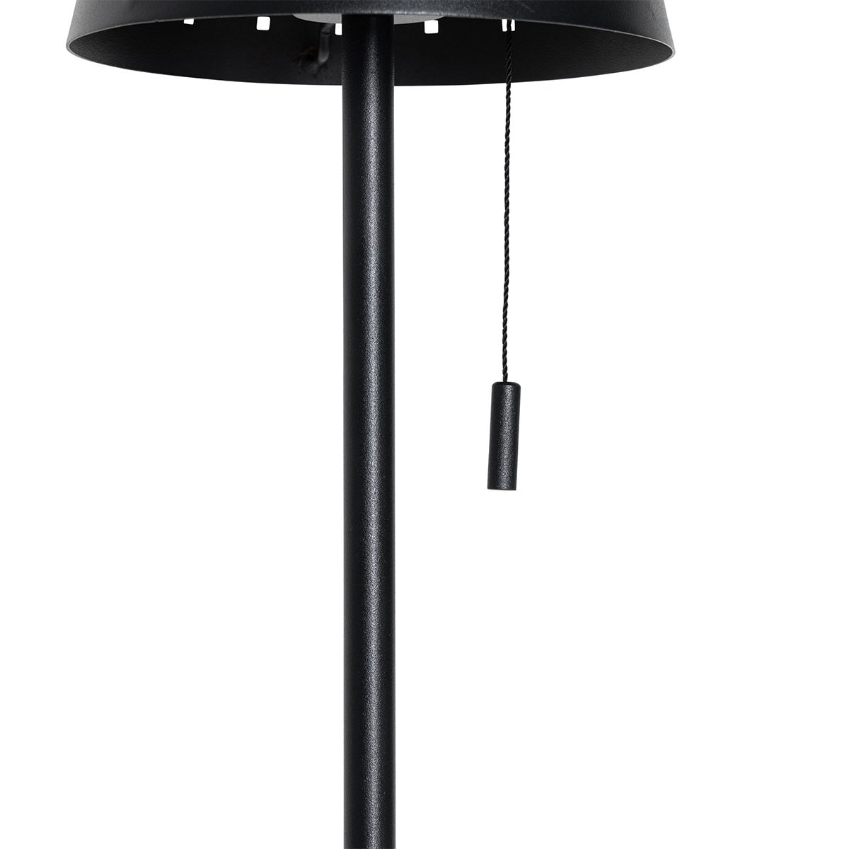 Buiten vloerlamp zwart incl. LED 3-staps dimbaar op solar - Ferre