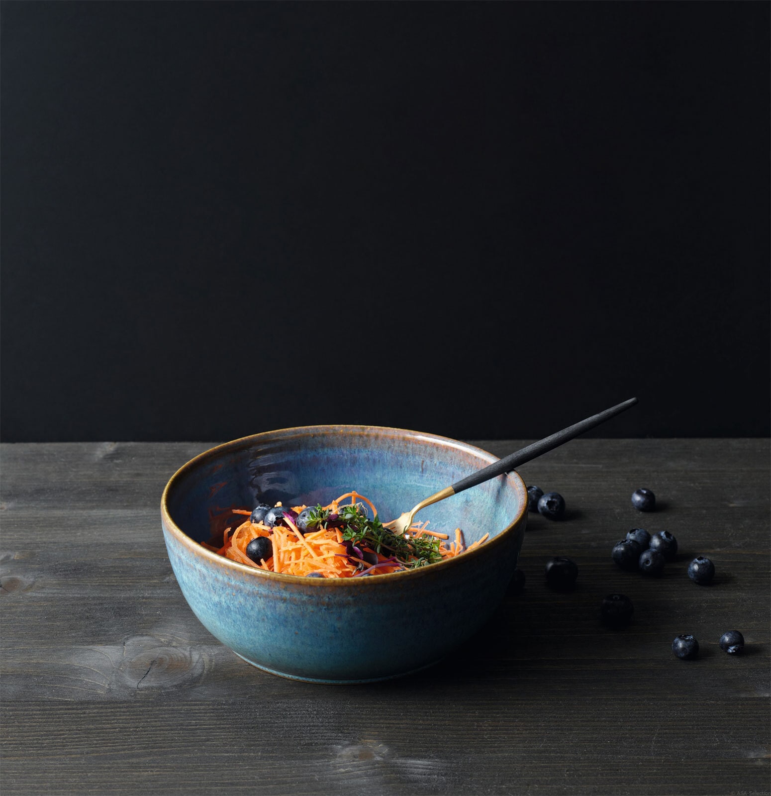 ASA Schale / Bowl POKE CURACAO 800 ml wasserblau