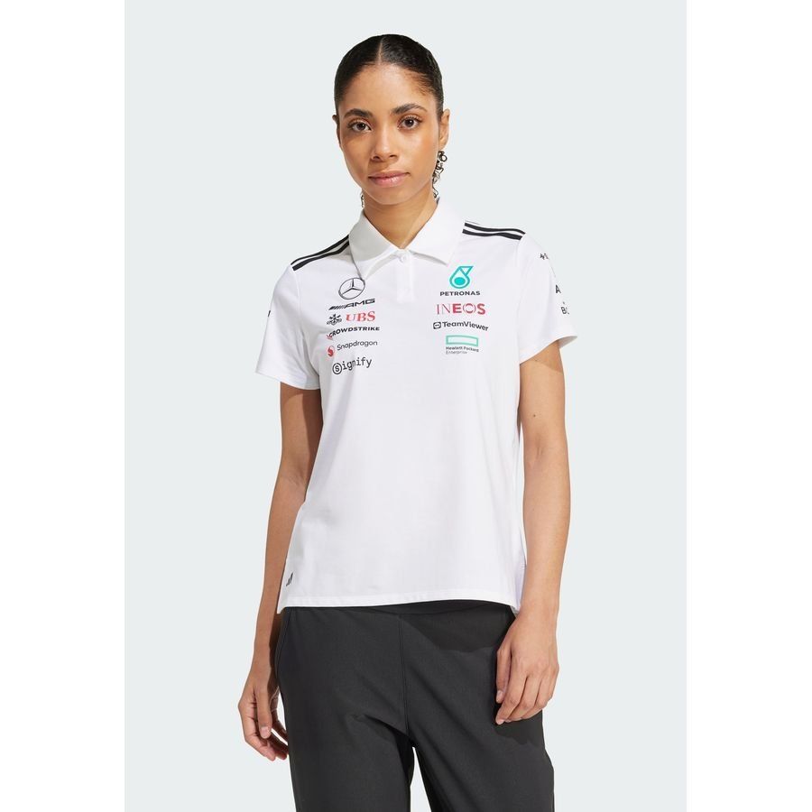 Adidas Polo blanc Mercedes - AMG Petronas Formula One Team