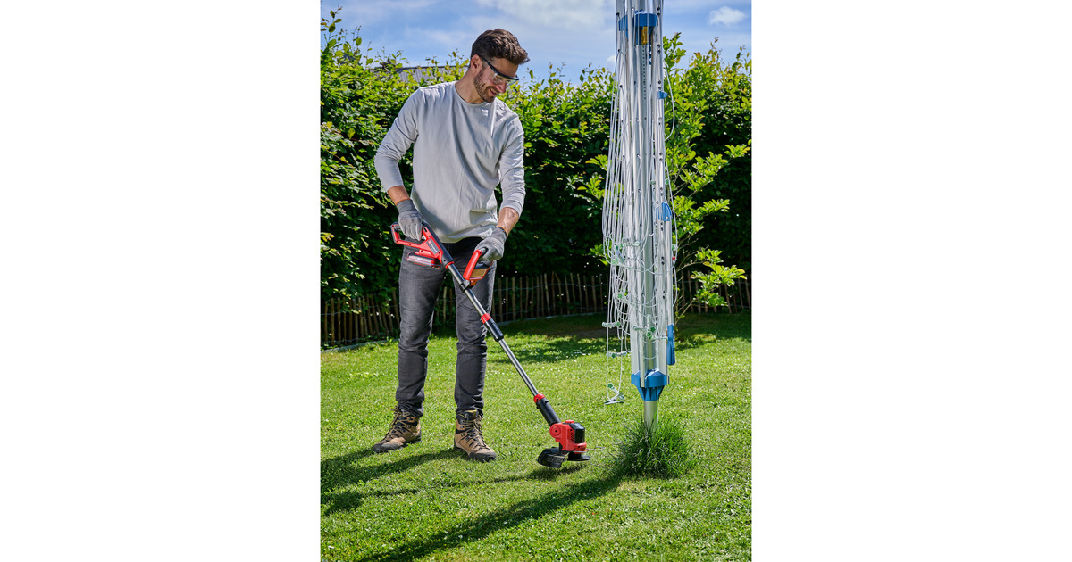 EINHELLGE-CT 18/25 Li-Solo Accu Grastrimmer  (Rood/zwart, Accu en oplader niet inbegrepen)