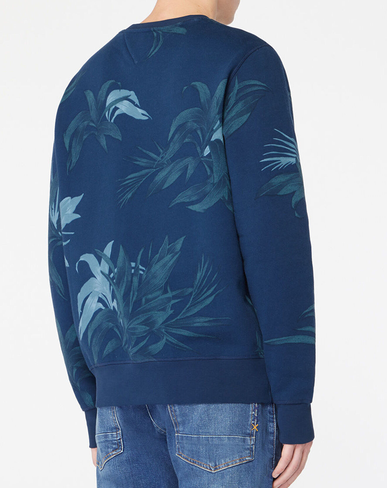 Tommy Hilfiger Sweat Palm Floral imprimé bleu marine