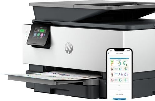 HP - OfficeJet Pro 9120e - All-in-One Inkjetprinter - Cement