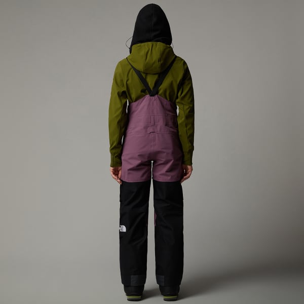 Pantalon de ski THE NORTH FACE W DRAGLINE BIB MIDNIGHT MAUVE/TNF BLACK