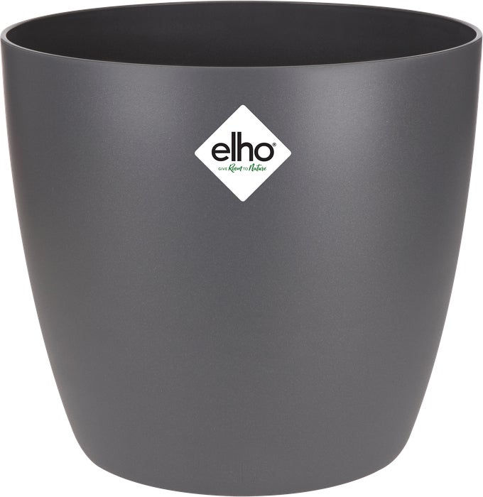 Elho bloempot Brussels antraciet D 22 H 20,6 cm