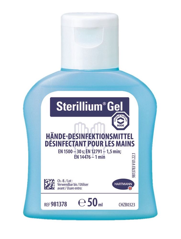 STERILLIUM Gel zur Händedesinfektion<br>50 ml, Flasche, Gel, (n)