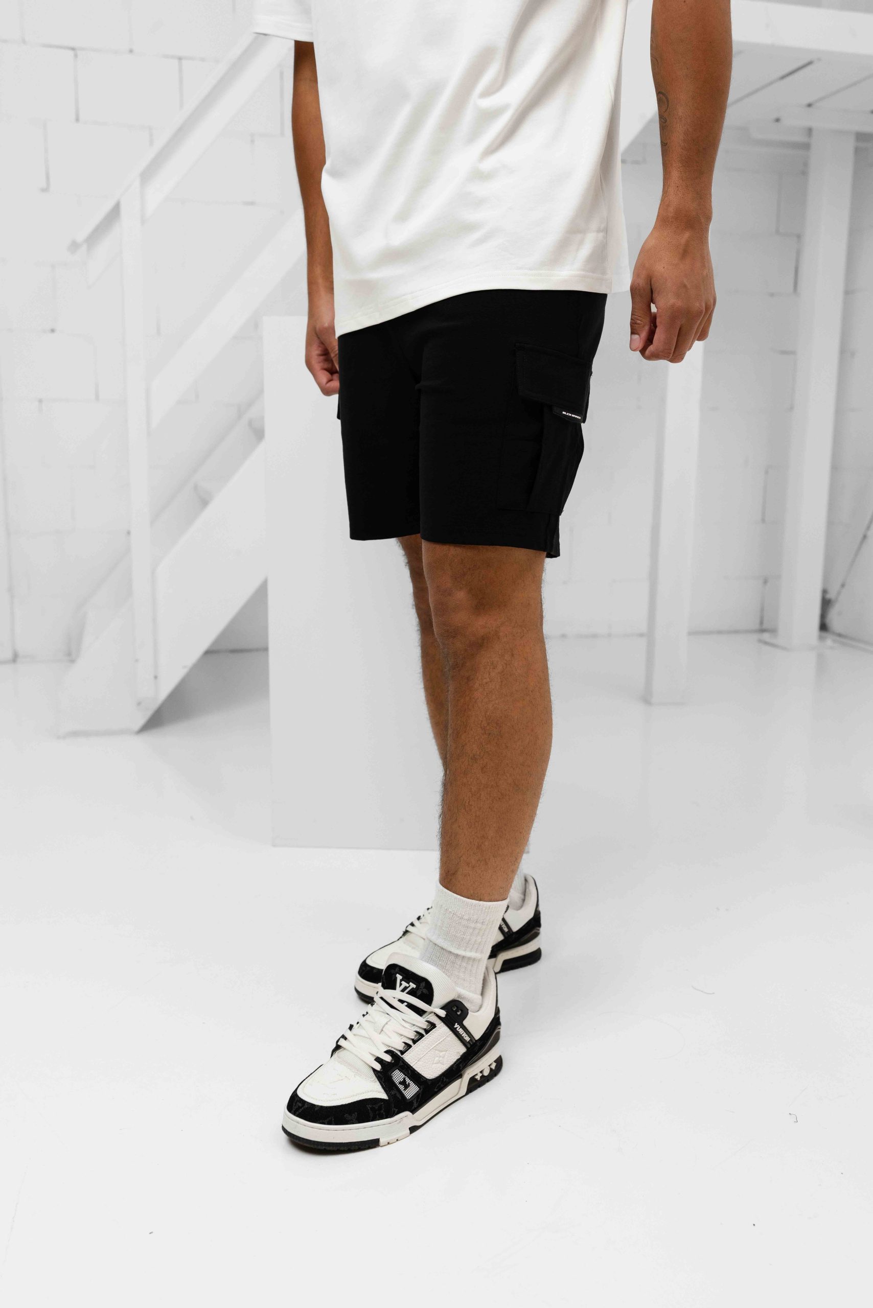 Black Bananas Delta Cargo Korte Broek Heren Zwart