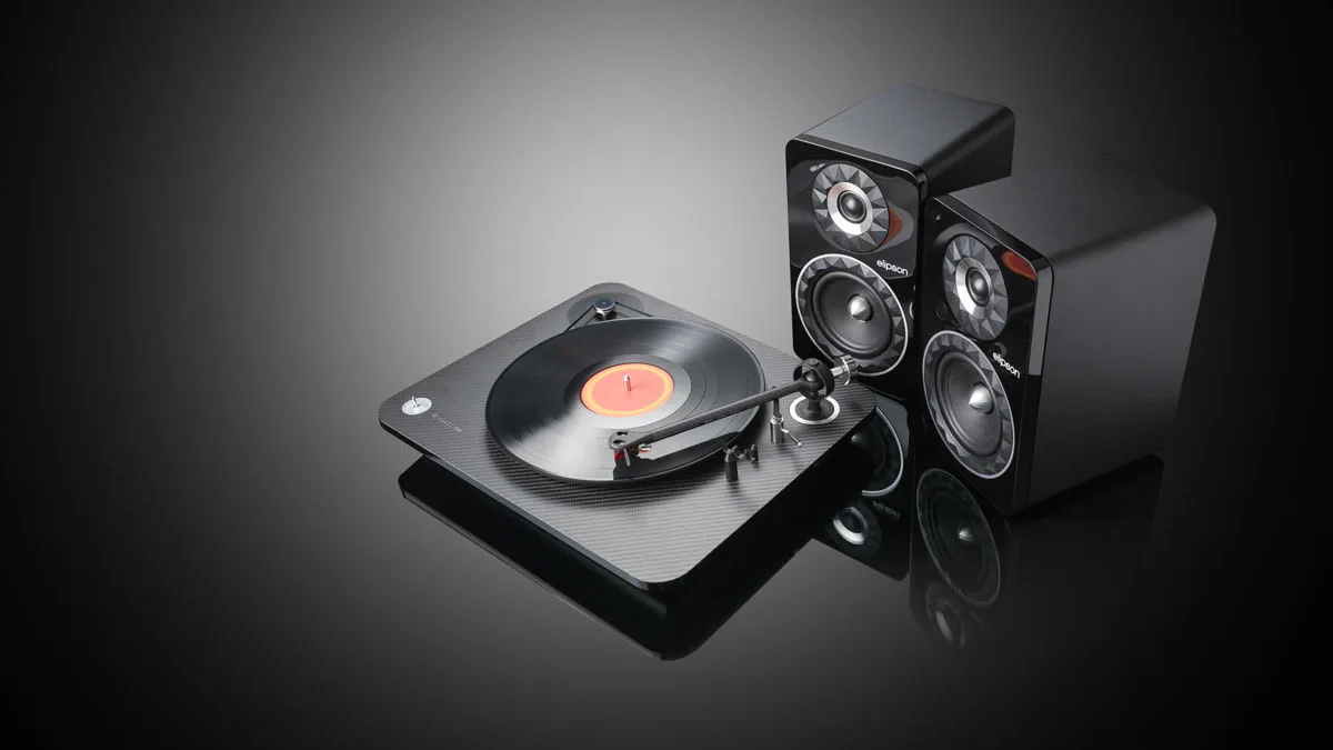 Elipson Prestige Facet 6B BT Phono Noir Enceintes sans fil hi-fi