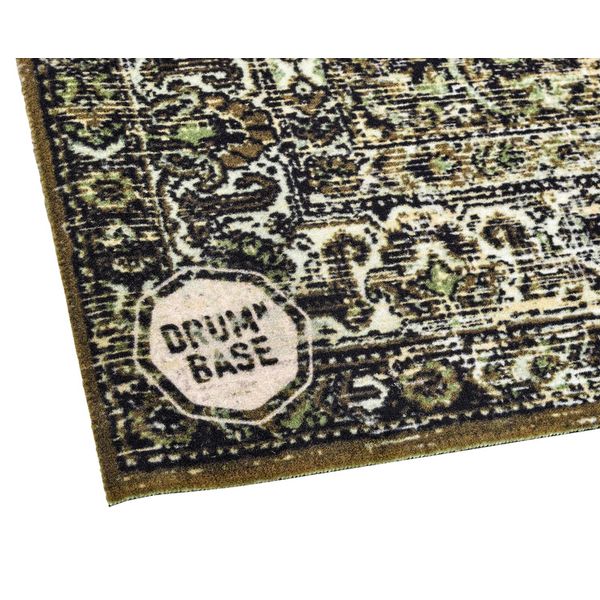 Drum N Base Club Drum Rug Green