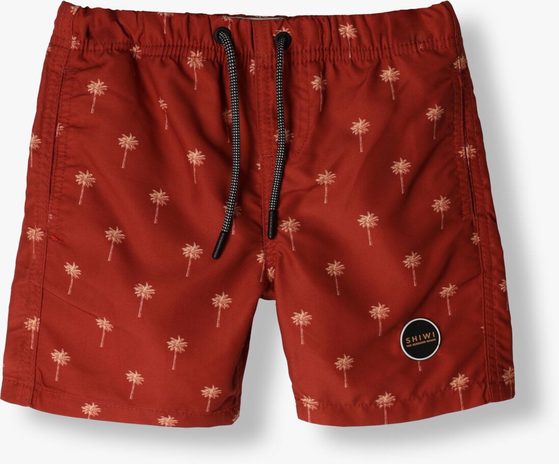 SHIWI bruine shiwi  swimshort scratched shiwi palm