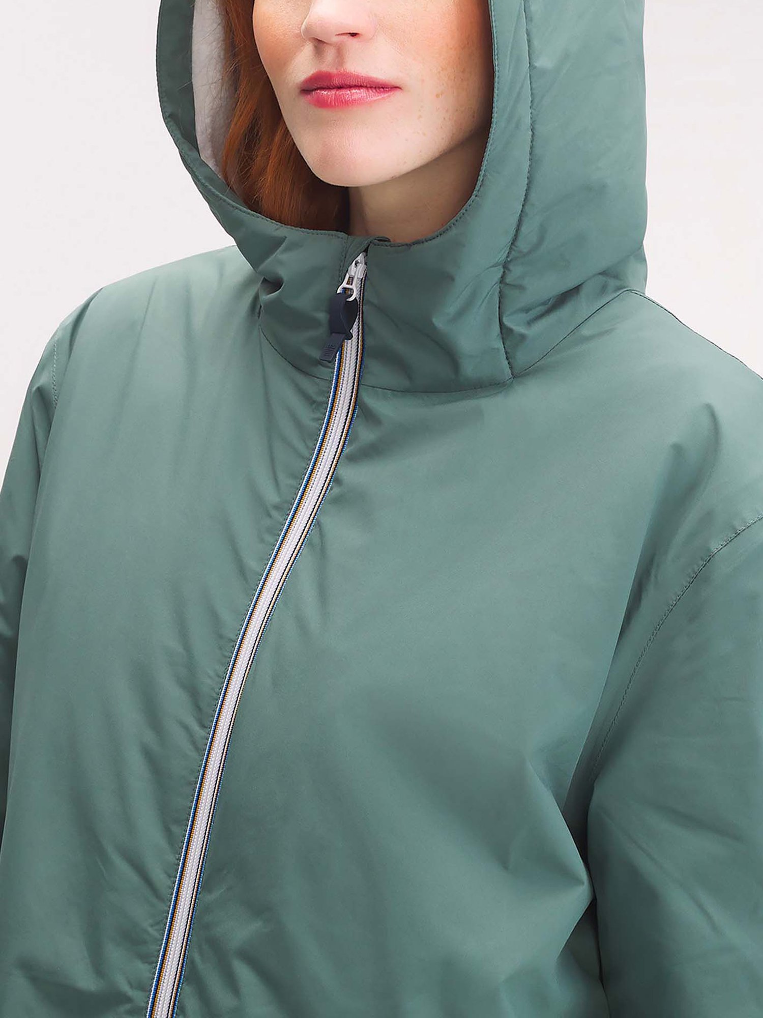 Veste Mixte  Longue Chaude et Imperméable Vert