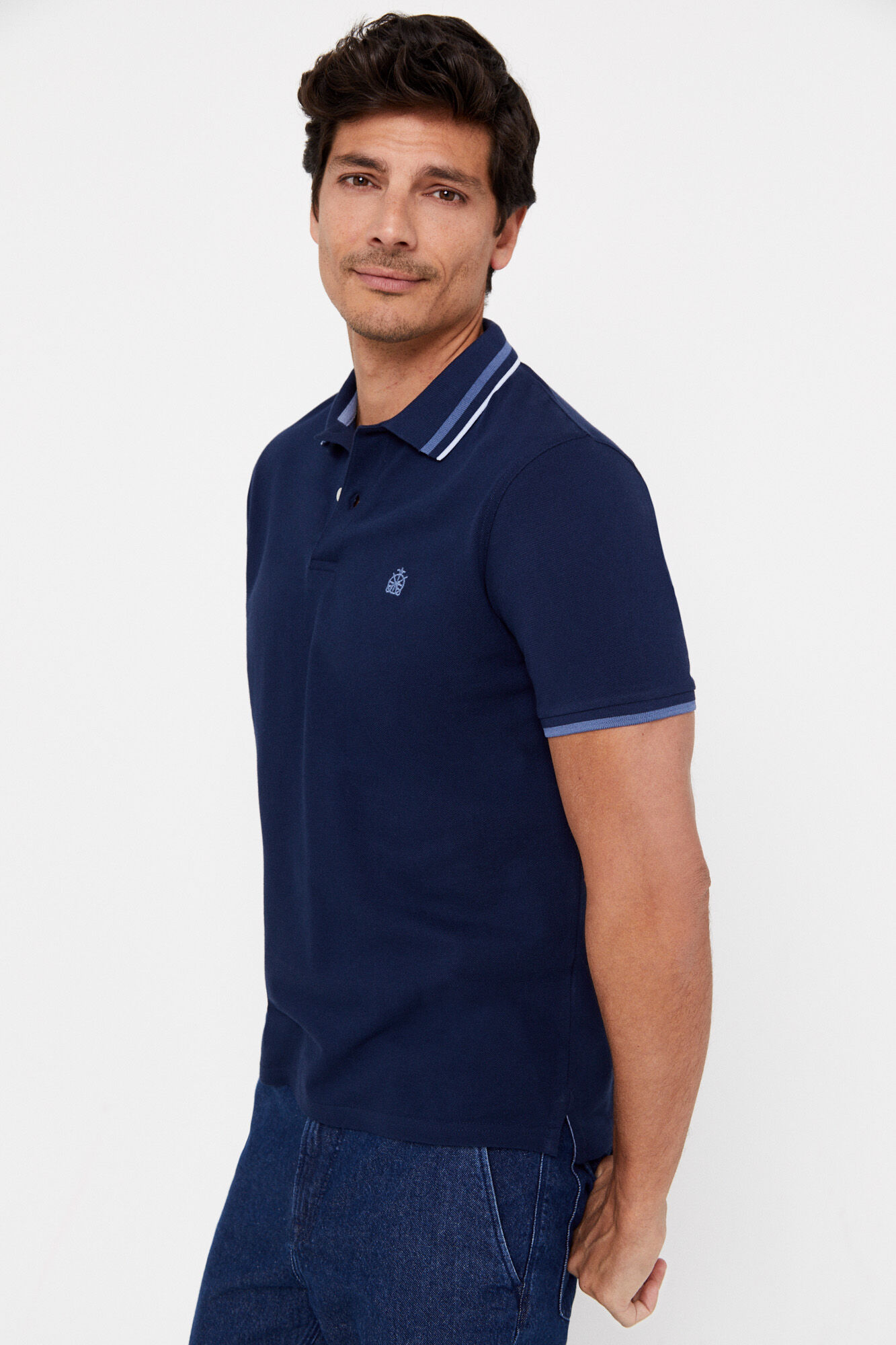 Camisa polo - Azul marinho