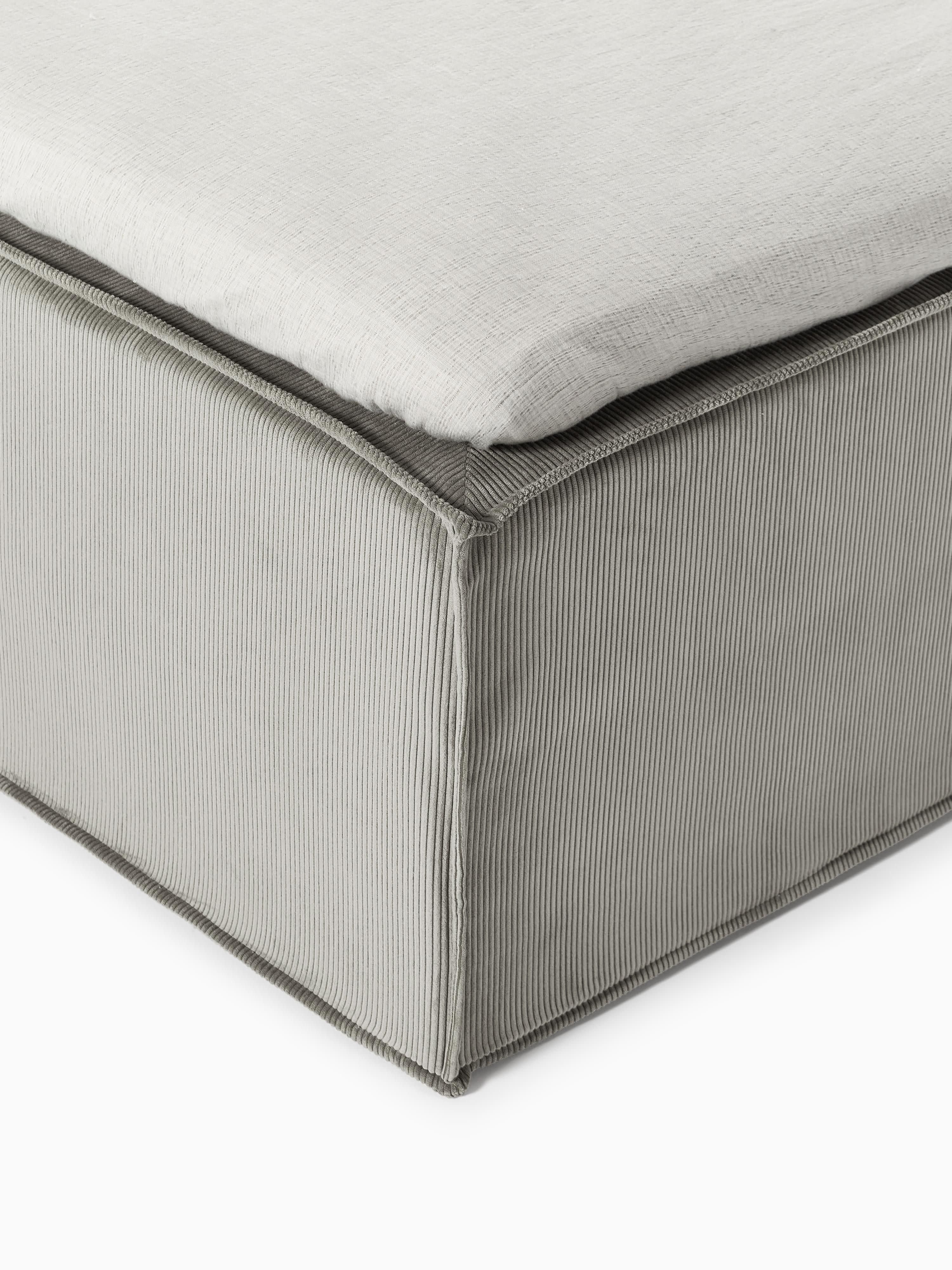 Corduroy boxspring bed Lennon